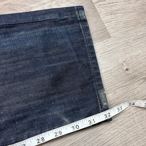 G Star Raw 3301 Straight Whiskered Jeans Men's 32x32 Streetwear - Picture 8 of 10